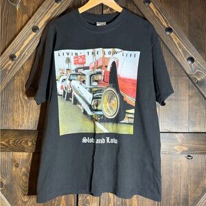 Lowrider Lifestyle Livin The Low Life Graphic Tee